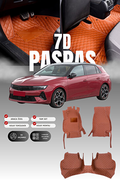 stiloto سجادة أرضية جلدية للسيارة أوبل أسترا إل هاتشباك (2021 وما بعدها) 7D |...