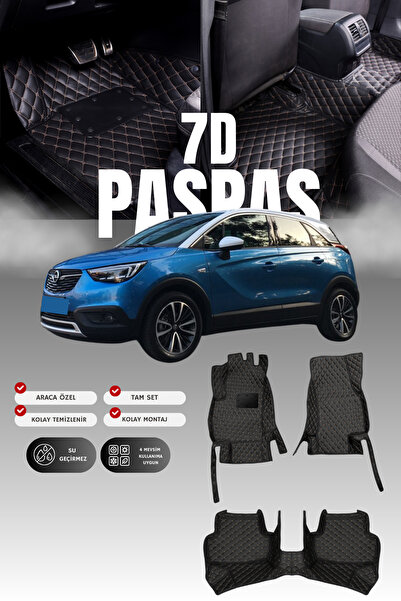 stiloto سجادة أرضية جلدية للسيارة أوبل كروس لاند إكس (2017-2020) 7D |   حماية...