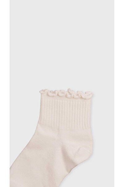 Buly Κάλτσες μέχρι τον αστράγαλο με λεπτομέρεια στο περίγραμμα με βολάν