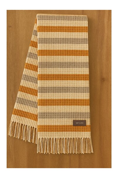 Dinarsu COZY LİFE BATTANİYE TURUNCU - KREM