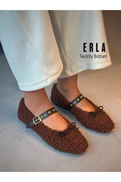 Zuum Balerina Erla Mary Jane pentru femei - maro ondulat