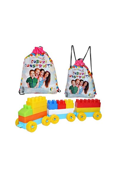 OEM Blocuri de construcție, 320 de piese, rucsac inclus, colorate