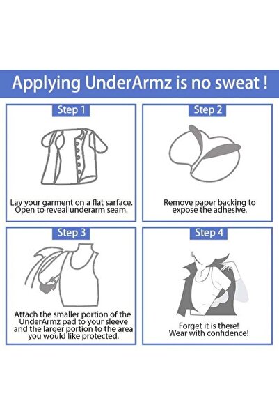 Generic Summer sweat pad set consisting of 30 pieces.