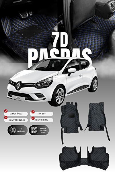 stiloto دواسة سيارة جلدية سباعية الأبعاد لرينو كليو 4 هاتشباك (2012-2019) |  ...