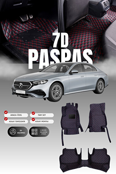 stiloto دواسة سيارة جلدية لمرسيدس E180 / W214 (2023 وما بعده) بتصميم حوض سباح...