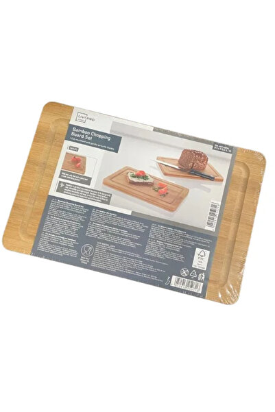 LIVARNO 2 Bamboo Cutting Board Set