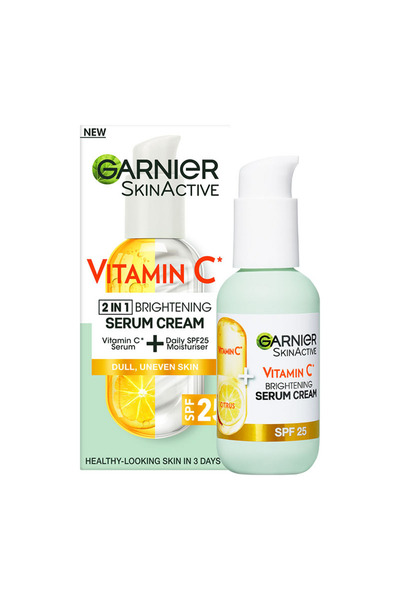 Garnier Skinactive C Vitamini ile Parlaklık ,Sıkılaştırıcı, Aydınlatıcı SPF25 Nemlendirici Yüz Serumu 50 ml