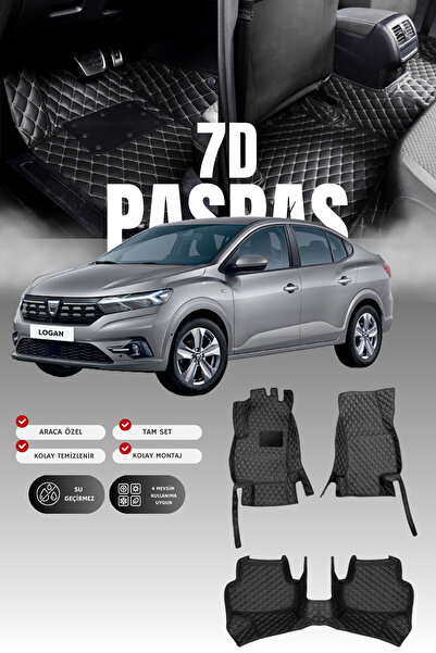 stiloto دواسة سيارة جلدية لداسيا لوجان (2020 وما بعدها) بتصميم حوض سباحة 7D |...
