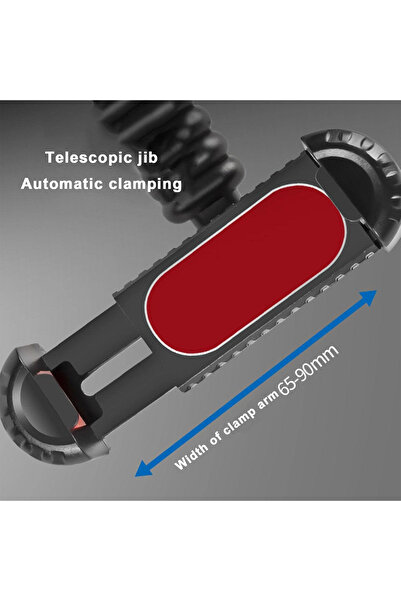 Generic CJ-201 360° Rotation Universal Car and Home Rearview Mirror Headrest Phone Holder Mount Devices