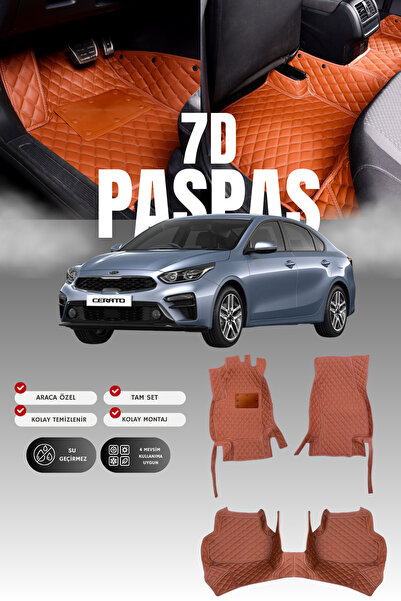stiloto دواسة سيارة جلدية سباعية الأبعاد لكيا سيراتو (2018-2024) |   حماية كا...