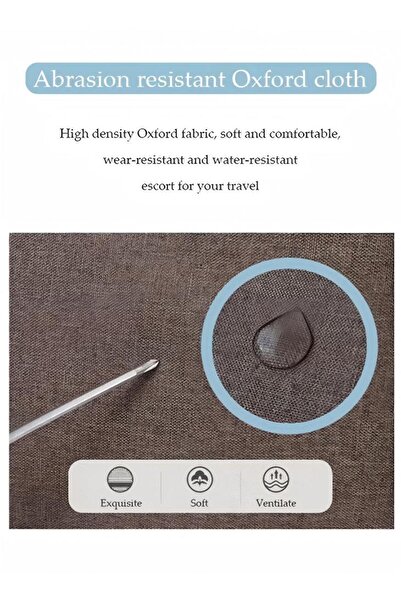 Generic 3pcs Multifunctional Waterproof Diaper Bag Oxford Cloth Baby Diaper Bag Grey