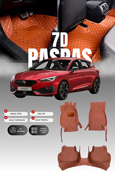 stiloto سجادة أرضية للسيارة من الجلد لسيارة كوبرا ليون (2020 وما بع ذلك) طراز...