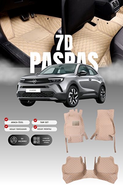 stiloto سجادة أرضية للسيارة من الجلد (7D) لسيارة أوبل موكا التي تعمل بالبنزين...