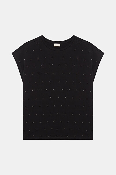 W Collection SİYAH O YAKA TSHIRT