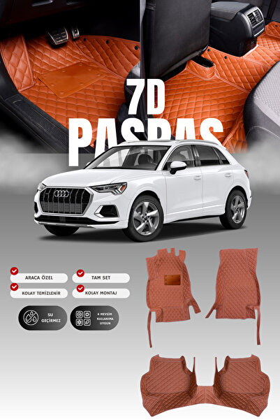 stiloto سجادة أرضية للسيارة من الجلد لسيارة أودي Q3 (2018 وما بعدها) 7D |   ح...
