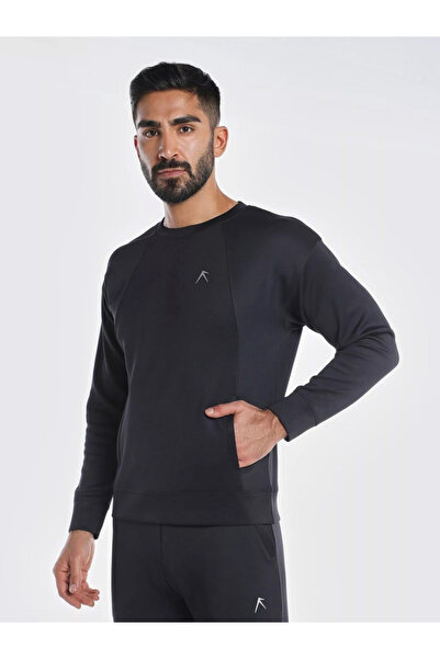 Wizard By Styli Vent Comfy Sweater Black - Unisex