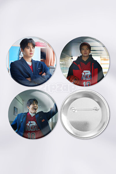 ZipZap مجموعة شارات زينة للحقائب (3 قطع) من فئة الأبطال الضعفاء بارك هو-مين (باكو) (رييون)