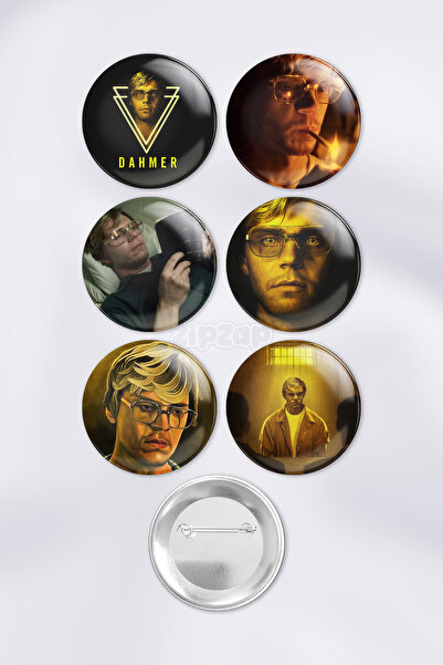 ZipZap مجموعة زينة حقائب داهمر مع دبابيس وأزرار (6 قطع)