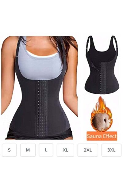 Generic مشد الخصر للتدريب على تنحيف الخصر وشد الجسم - 4 خطافات