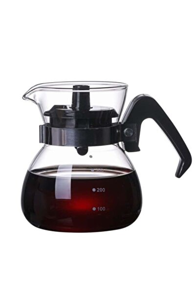 Seven Two Seven Glass coffee dripper / glass coffee pot with plastic handle 4...
