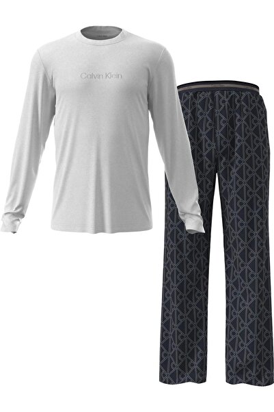 Calvin Klein LS TEE PANT SET Erkek Eşofman Takımı