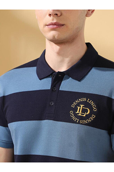 Dennis Lingo By Styli Men Striped Regular Fit Polo