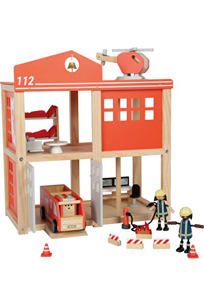 Small Foot Large fire station with accessories