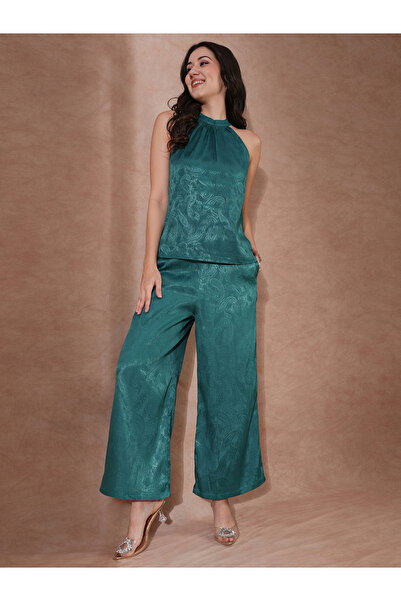 Globus By Styli Paisley Print Halter Neck Top and Trousers Co-Ords