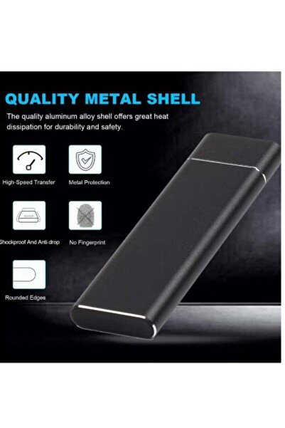 Generic Portable External SSD 2TB USB 3.1 Type-C for Windows PC Mac