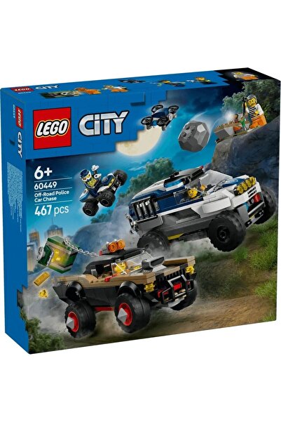 LEGO LEGO® City - Καταδίωξη με Αστυνομικό Αυτοκίνητο Εκτός Δρόμου 60449, 467 κομμάτια