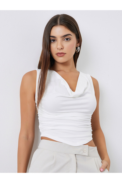 Styli White Sleeveless Cami Top