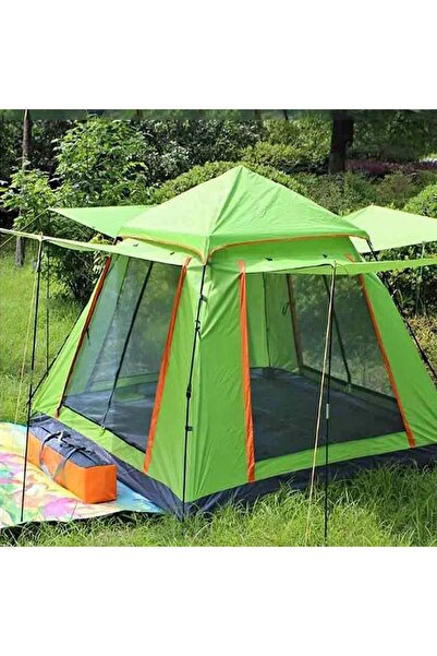 Generic Large Camping Tent 4-5 Person Weatherproof Family Tent 210x210x135cm
