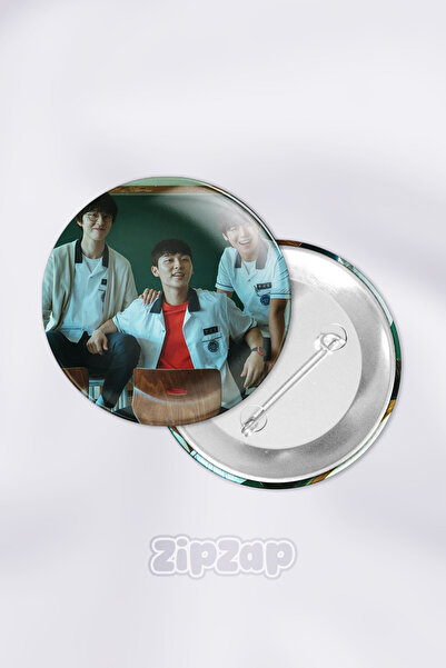 ZipZap Set de insignă cu buton cu ace pentru geantă Weak Hero Yakhanyeongung ...