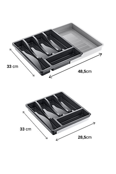 Orvila Adjustable Drawer Cutlery Organizer Expandable Spoon Holder Organizer