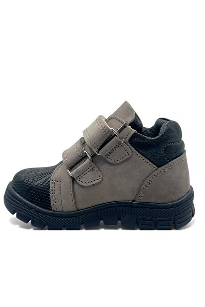 LEPİ Leather and Orthopedic Flexible Sole Boys' Boots