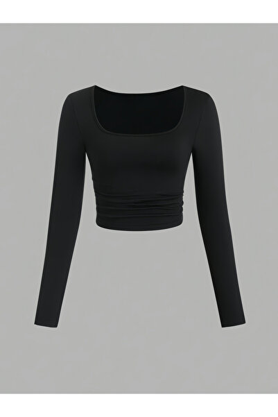 Take Two By Styli Pack of 2 - Solid Square Neck T-Shirt