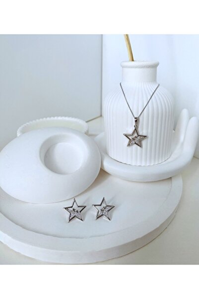 GOX Xuping Stone Star Necklace-Earring Set