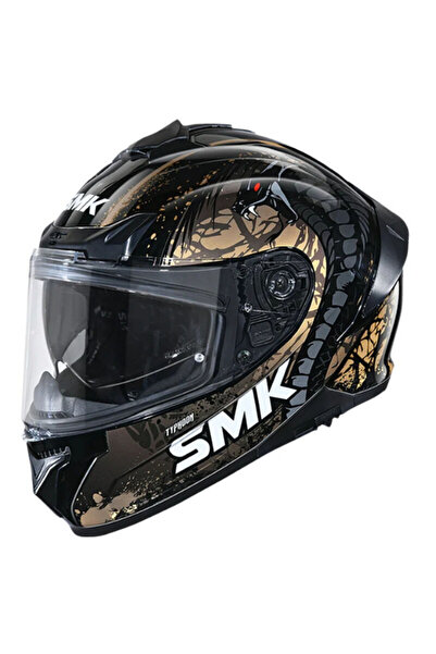 SMK TYPHOON PARLAK SİYAH GOLD/GOLD