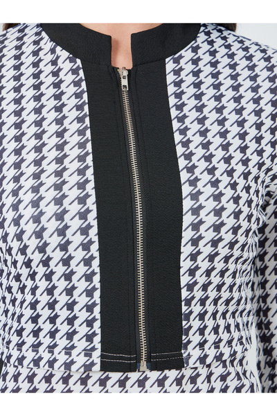 Take Two By Styli Houndstooth Dress and Blazer Set Co-Ords