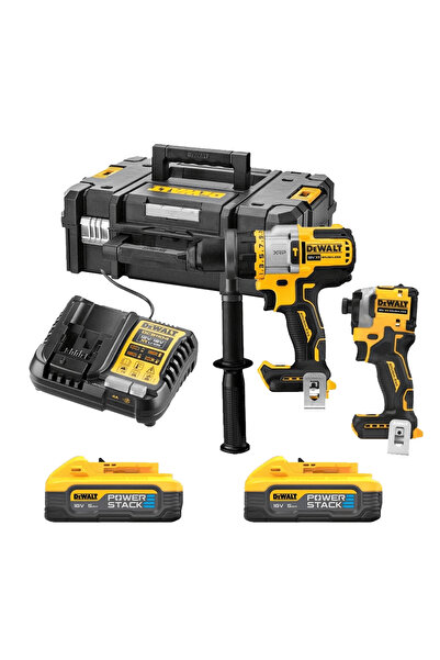 Dewalt Set de 2 scule DCK2052H1E1T cu 2 baterii