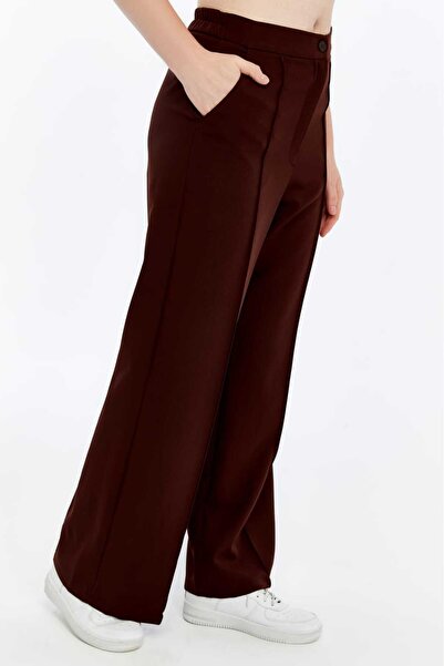 l o v m i Women's Palazzo Pants Classic Elegant Design Casual and Office Chic Premium
