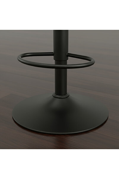 Ebticar Beige Modern Fabric Bar Chair – Adjustable Height & Tufted Back