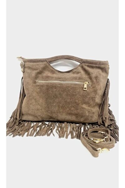 Matteo Leather Bag Coffee with Gold Studs 5401