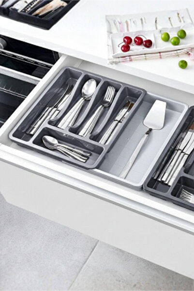 Orvila Adjustable Drawer Cutlery Organizer Expandable Spoon Holder Organizer