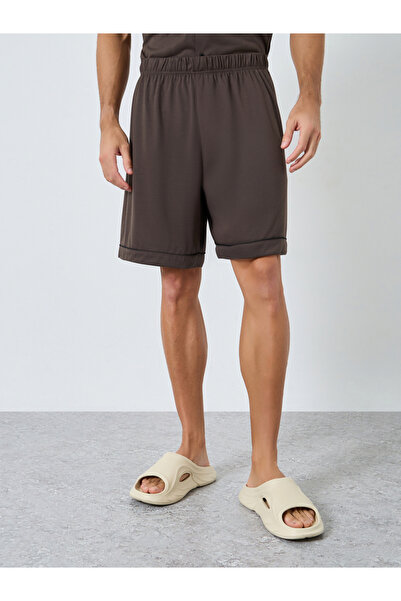 Styli Men Relaxed Fit Solid Shirt and Shorts Set