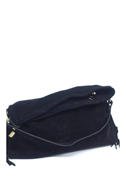 Matteo leather bag with fringes 3201 - khaki