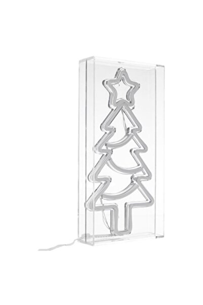AB HOMES LED Neon Christmas Tree, 78 Multicolor LEDs, 15×5×30 cm, with Remote & USB