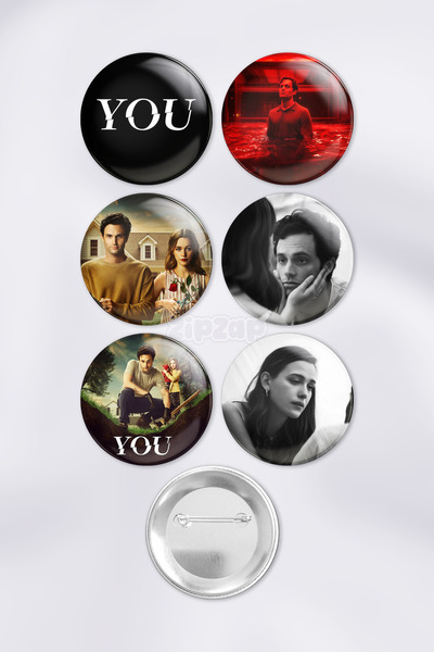 ZipZap مجموعة زينة الحقائب من يو ديزي مع دبابيس وأزرار (6 قطع)