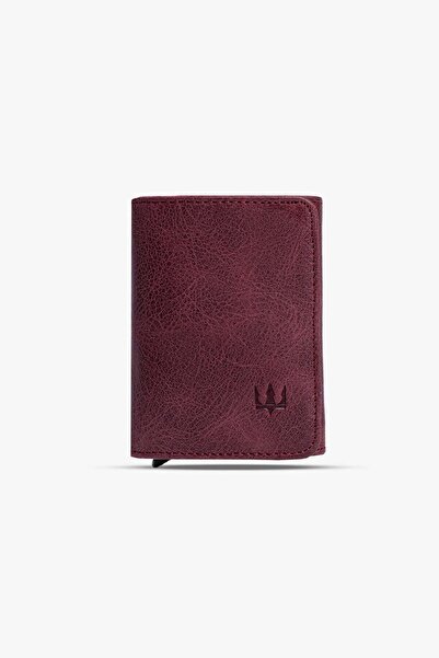 Getto Deri Vibe Mekanizmalı Hakiki Deri Kişiye Özel İsim Baskılı Cüzdan