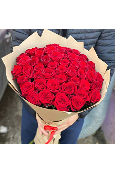 Carmel Flowers 51 Red Roses Bunch